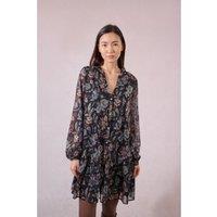 Mini Dress in Printed Voile