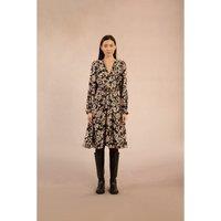 Floral Print Wrapover Dress