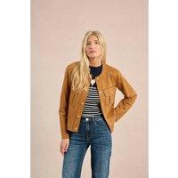 Suede Military-Style Jacket