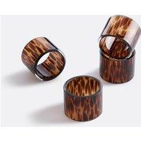 Set of 4 Fauvita Glass Napkin Rings