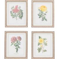 Set of 4 Floral Quartet Framed Art