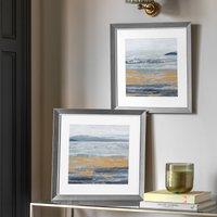 Set of 2 Ocean Glimmer Framed Art