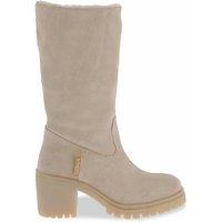 Velvia Fold-Over Boots with Faux Fur Lining