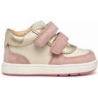 Kids Biglia Breathable Trainers in Leather/Suede with Touch 'n' Close Fastening
