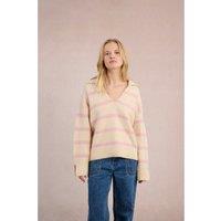 Striped Polo Shirt Jumper