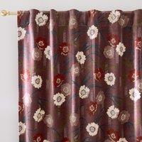 Mowan Curtain in Velour Print with Hidden Tabs