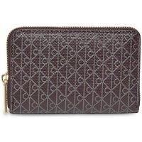 Zipped Wallet with Motif
