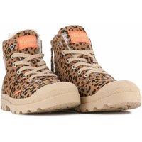 Pampa Zip High Top Trainers with Faux Fur Lining