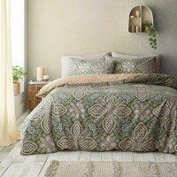 Alba Geo Reversible Duvet Cover Set