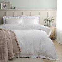 Lottie Floral Embroidery Cotton Duvet Cover Set