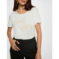 Women's Straight White T-Shirt