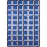 Kimsa Wollen Rug with Geometric Print