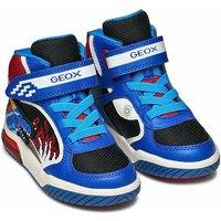 Kids Inek Breathable LED High Top Trainers