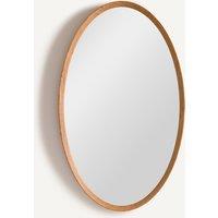 Orion Solid Oak Oval Mirror
