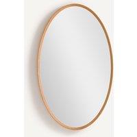 Orion Solid Oak Oval Mirror