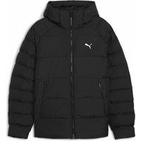 Warm Hooded Padded Jacket with Zip Fastening