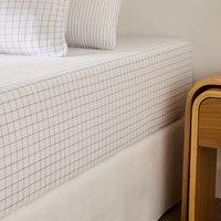 Cotto Fitted Sheet in Cotton Muslin with 30cm Flap