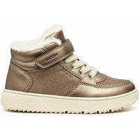 Kids Theleven High Top Trainers with Faux Fur Lining