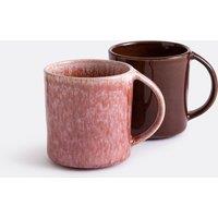 Set of 2 Sintra Mugs in Reactive Glazed Stoneware