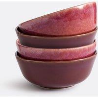 Set of 4 Sintra Bowls in Reactive Glazed Stoneware