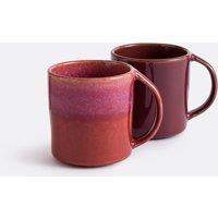 Set of 2 Sintra Mugs in Reactive Glazed Stoneware
