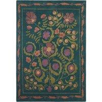 Antonia Rug in Wool with Flower Print