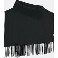 Fringed Bib in Wool Blend