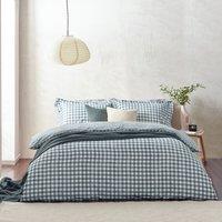 Barton Cotton Gingham Check Duvet Cover Set