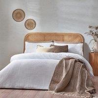 Chunky Waffle Cotton Duvet Cover Set