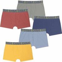 Cotton Stretch Boxers X5 in Pouch