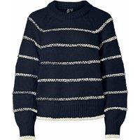 Striped Crew Neck Jumper with Long Sleeves