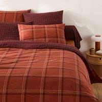Varna Brushed Cotton Checked Duvet Cover