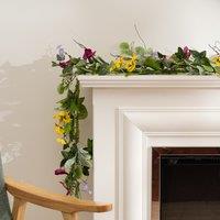 150cm Spring Floral Pansy Garland