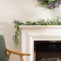 150cm Purple Hyacinth, Eucalyptus & Lavender Garland