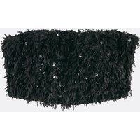 Sequin/Feather Bandeau Top