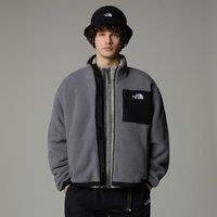 Yumiori Reversible Zip-Up Fleece Sweatshirt with High Neck