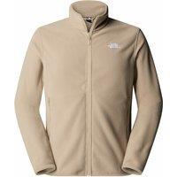 Zip-Up Fleece Sweatshirt with High Neck and Logo