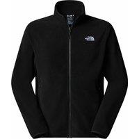 Zip-Up Fleece Sweatshirt with High Neck and Logo