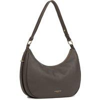 Donna Aria L Leather Zip-Up Messenger Bag
