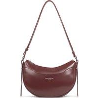 Suave Ace Leather Zip-Up Half Moon Bag