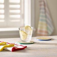 Set of 4 Fluted Glass Tumblers