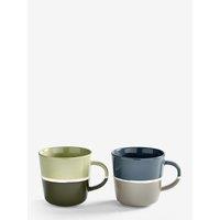 Set of 2 Sea Mist & Grass Land Little Brew Mugs
