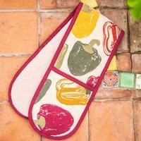 Eden Tomatoes Print Double Oven Glove
