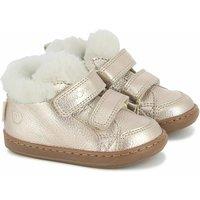Kids Bouba Wool Leather Trainers with Touch 'n' Close Fastening