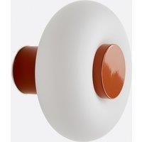 Omer Wall Light in Iron/Opaline