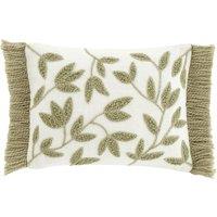 Tufted Sorrel Leaves Cotton Cushion