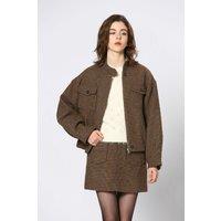 Cropped Zip-Up Jacket