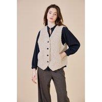 Sleeveless Sherpa Jacket