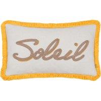 Soleil Embroidered Feather Rich Cushion