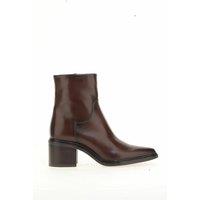 Leather Pointed Ankle Boots